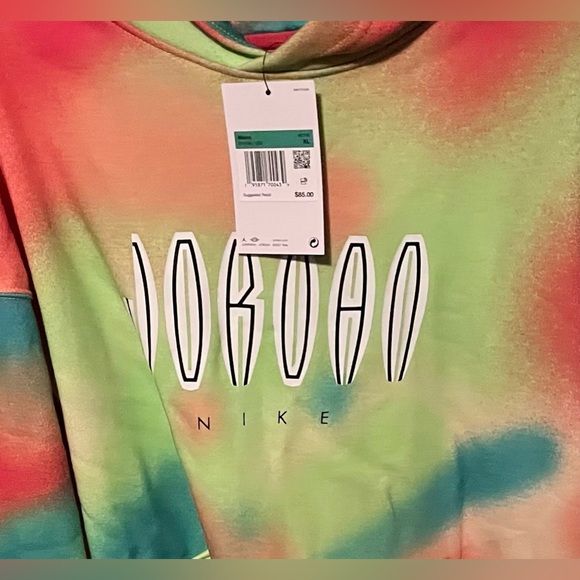 Mens brand new multi color XL Nike Jordan pull over hoodie sweater! - Picture 2 of 3